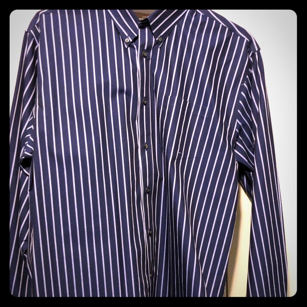 Large Black Brown Casual Shirt NWOT